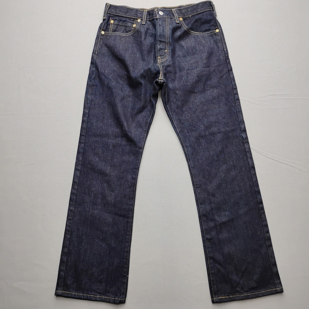 Levis 517 Bootcut Jeans Mens 32x30 Dark Wash Indigo Cotton Denim